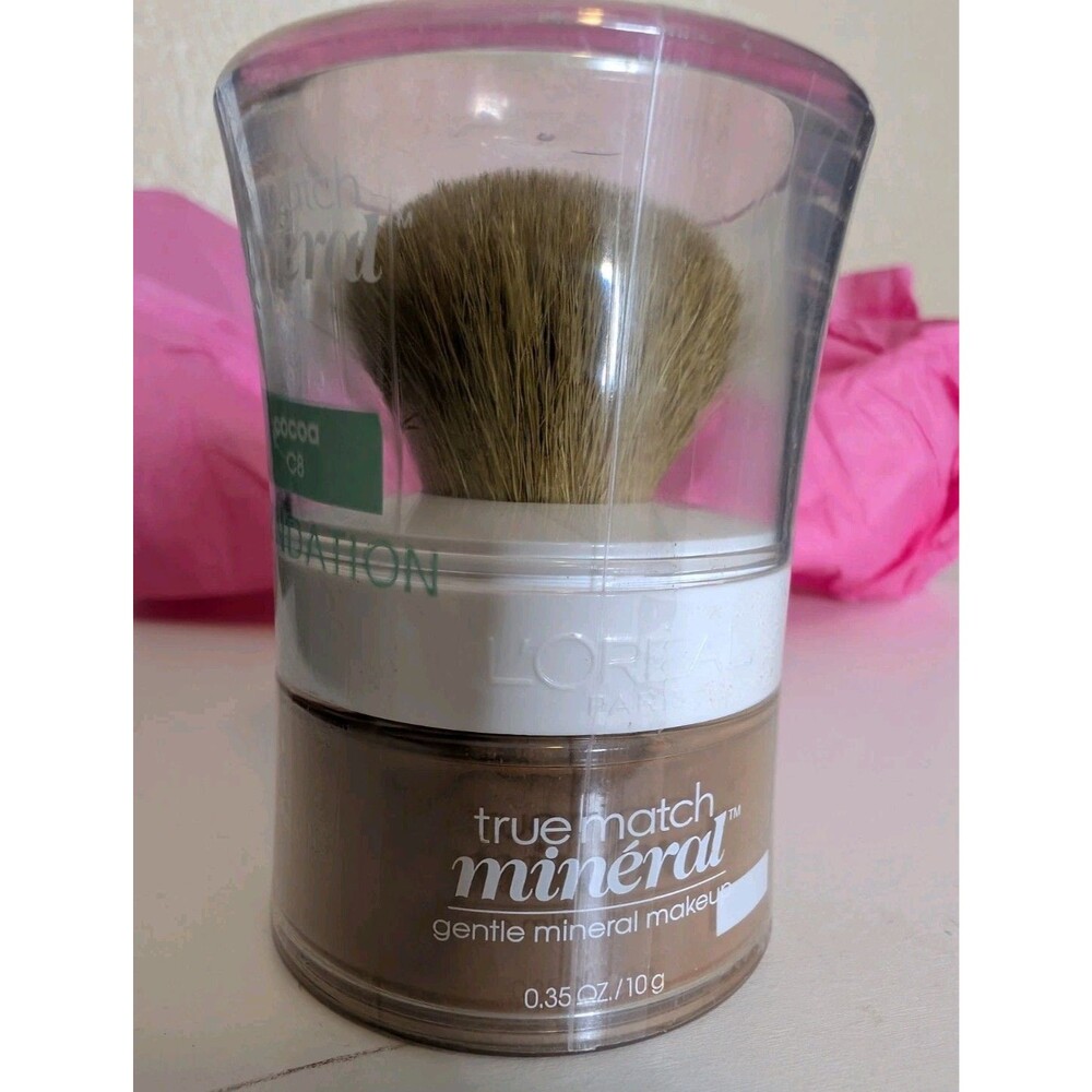 L'OREAL True Match Mineral Powder Foundation Gentle Mineral Makeup Nut Brown C7